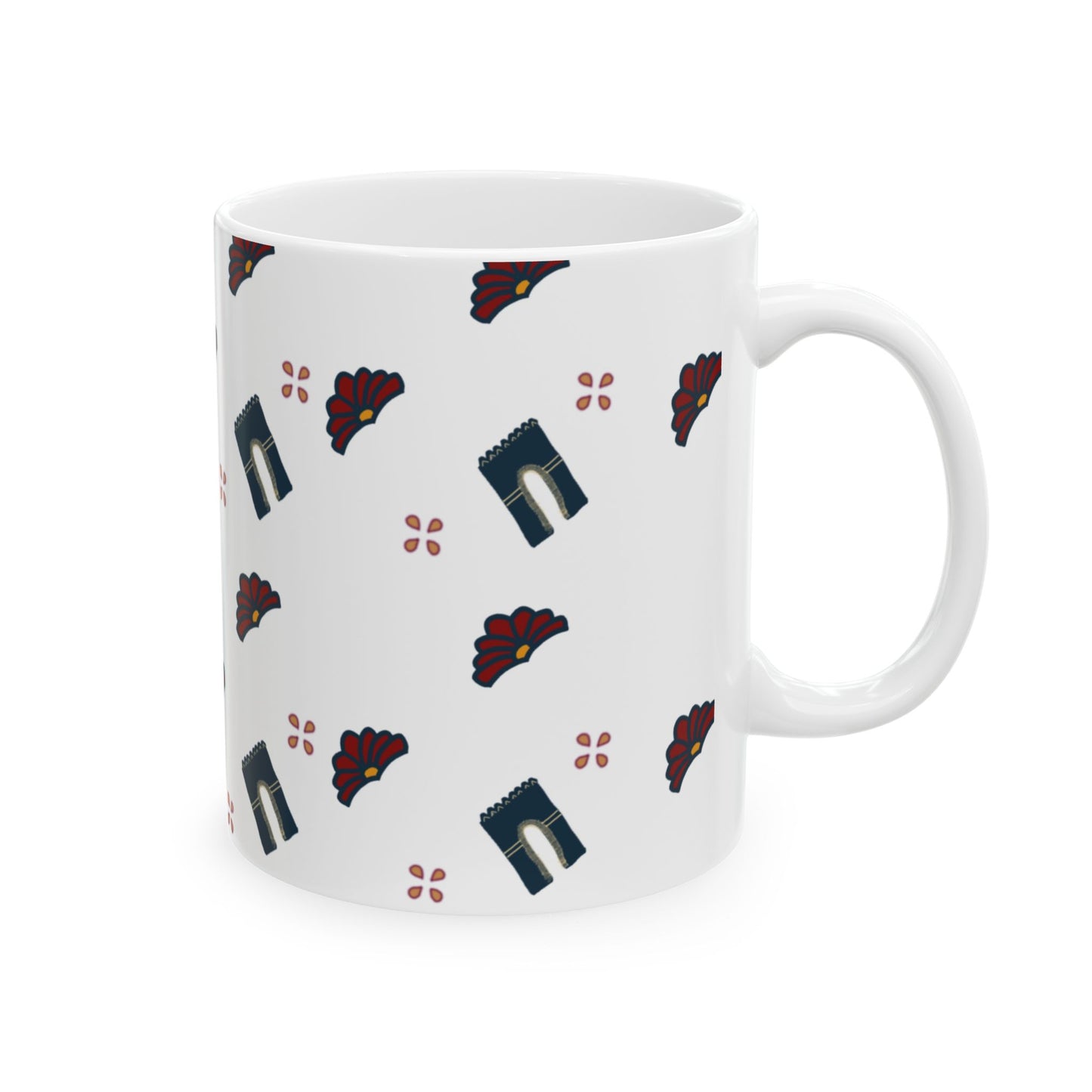 The Ishtar Gate Mug sip your favorite drink in a piece of history
