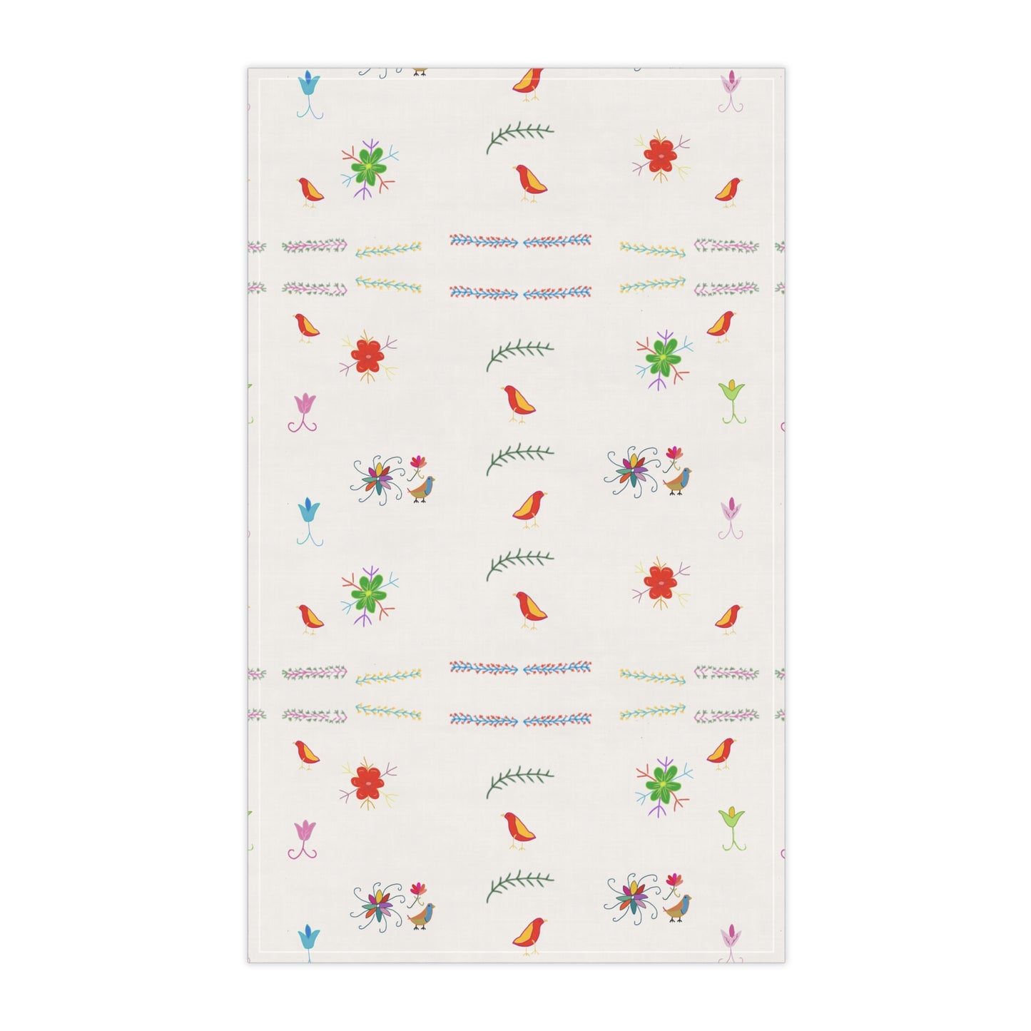 Folk Garden Birds – Cotton Kitchen tea towels